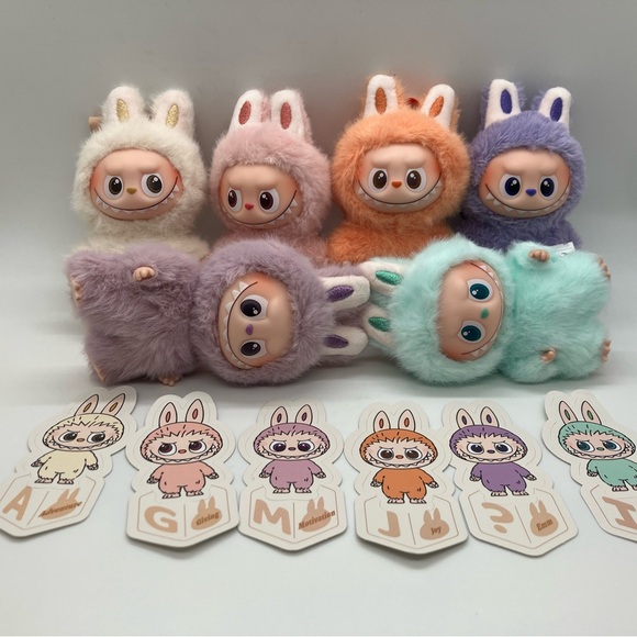 LETTER E - Authentic Pop Mart Pin For Love Labubu, Confirmed, Blind, NWT - Picture 16 of 16